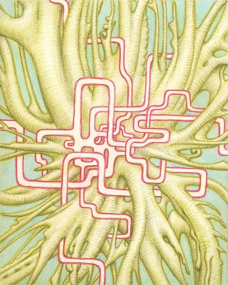 Abstract image representing altered states of consciousness.