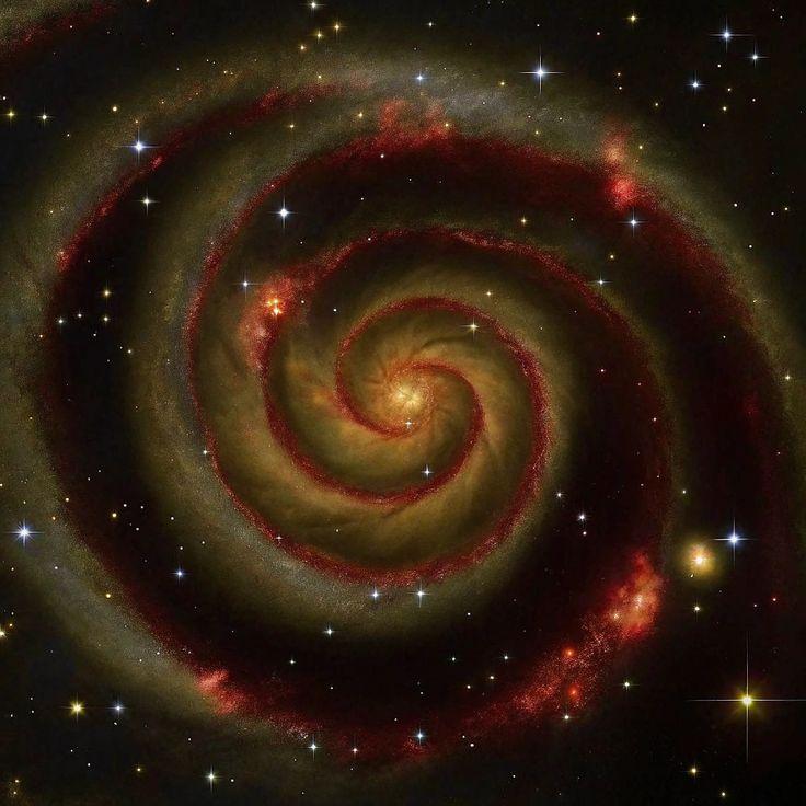 An image of a spiral galaxy.