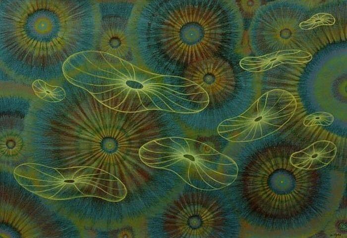 Abstract representation of subjective experience and qualia.
